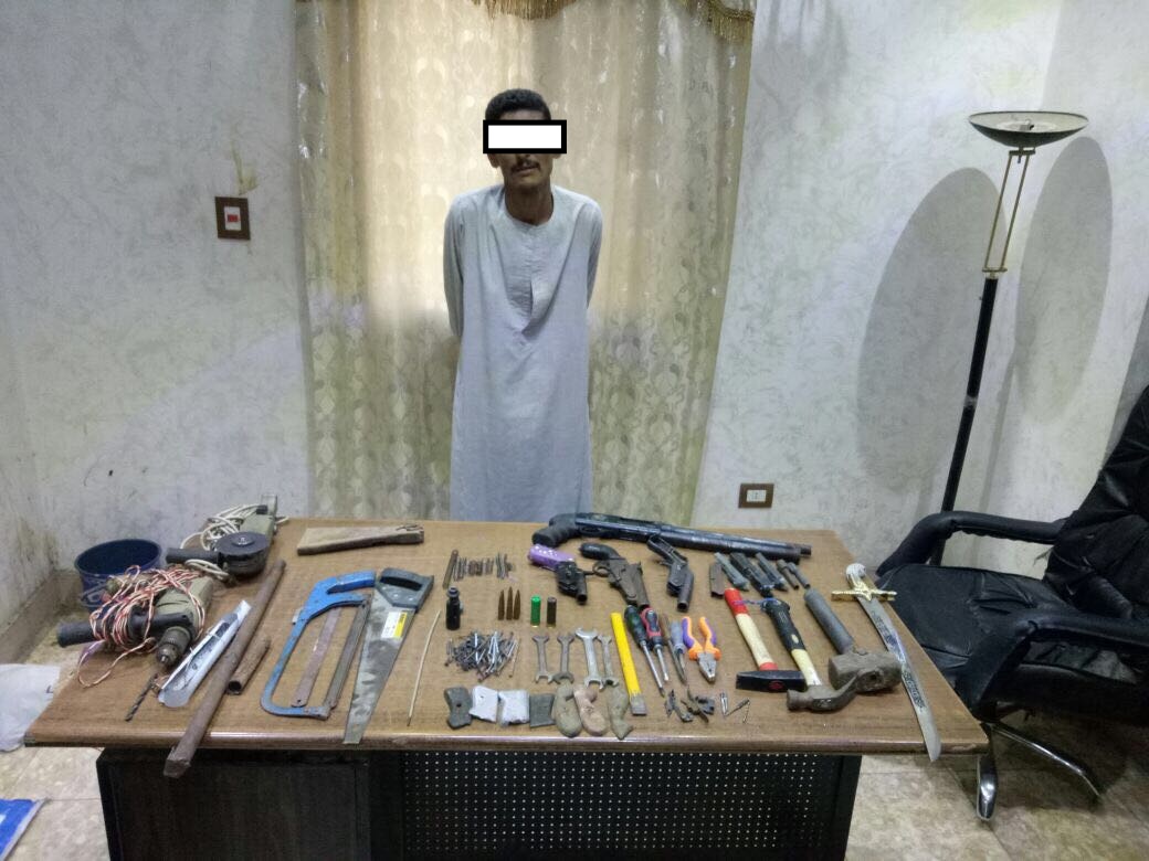 جانب من المضبوطات