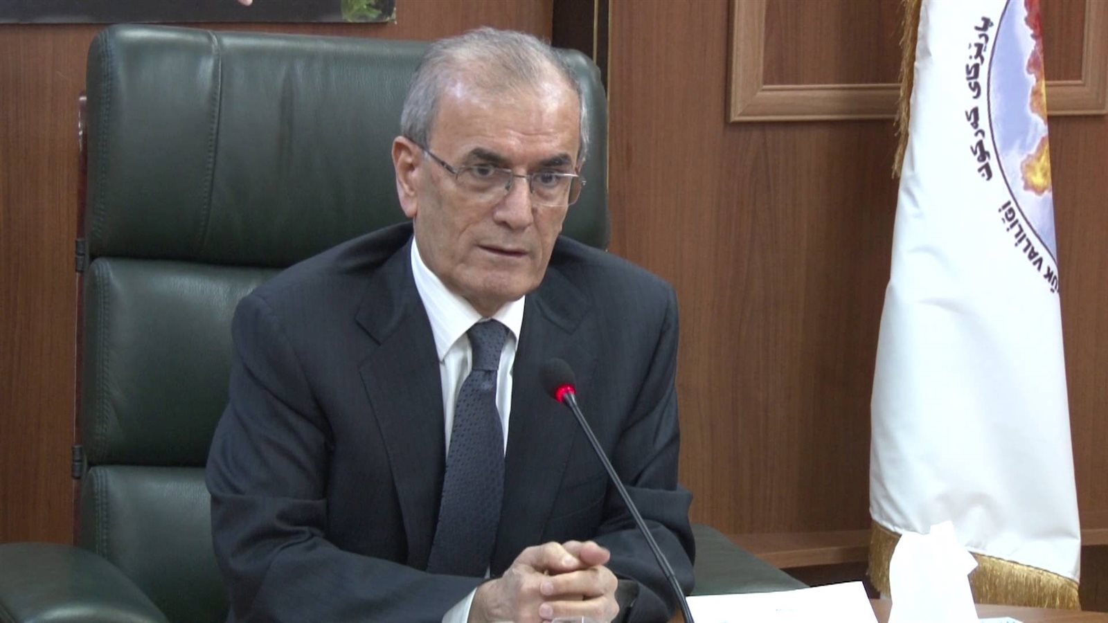 محافظ كركوك  نجم الدين كريم