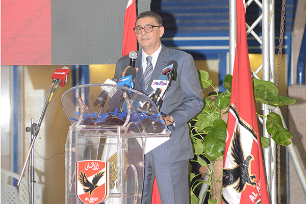 المهندس محمود طاهر رئيس الأهلي 
