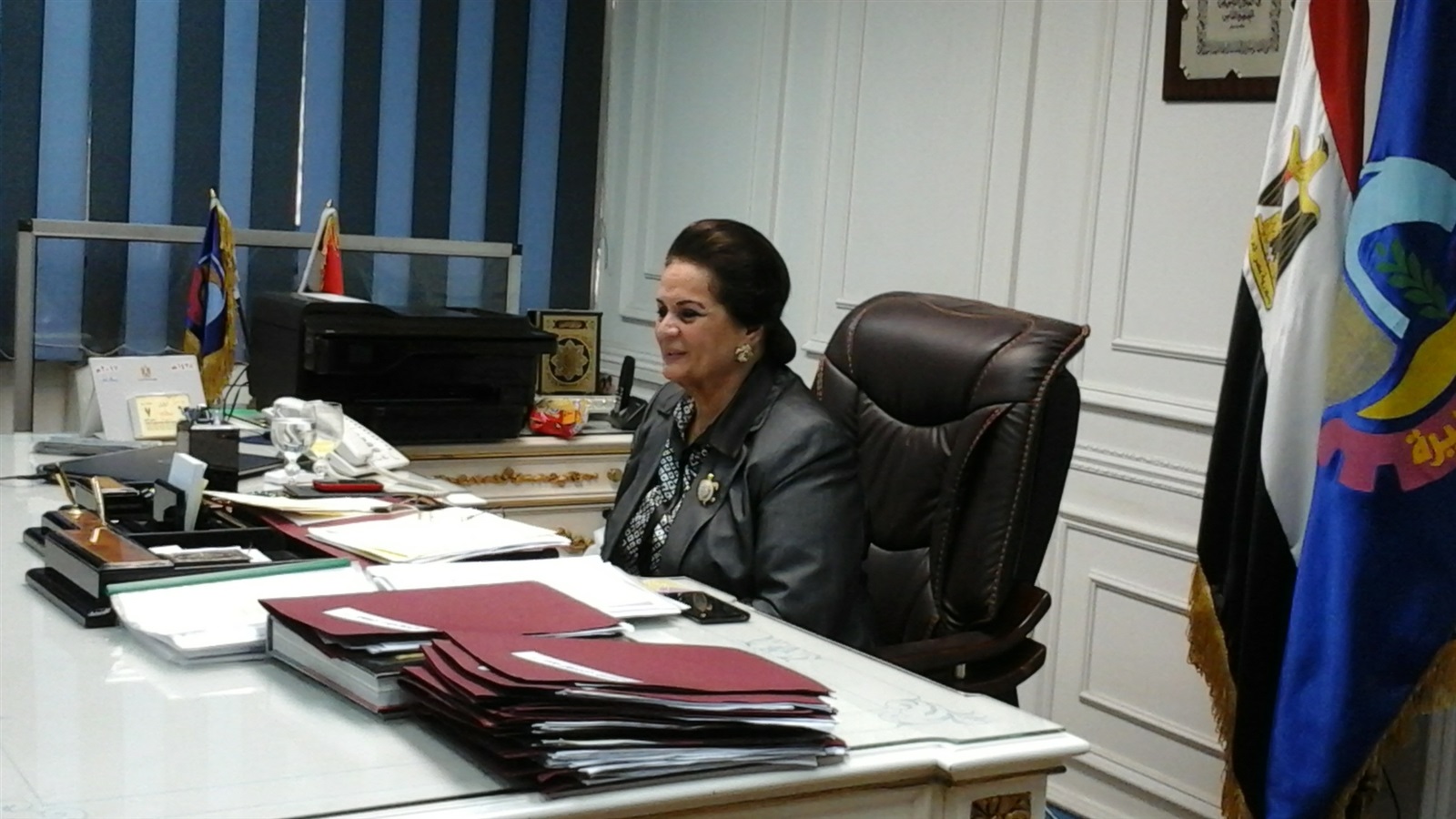 نادية عبده محافظ البحيرة