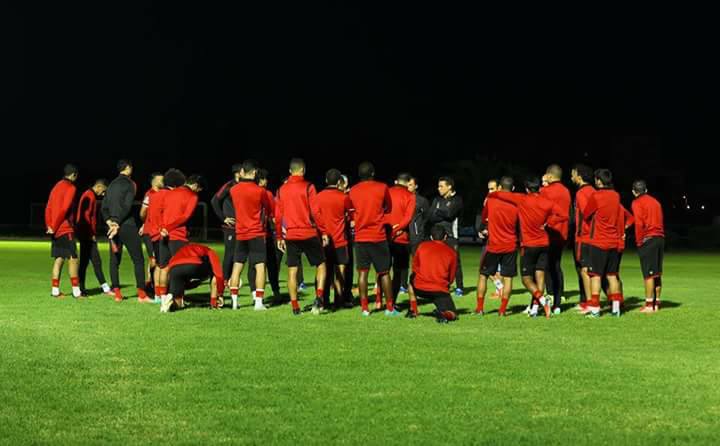 صورة من تمرين الاهلي اليوم 