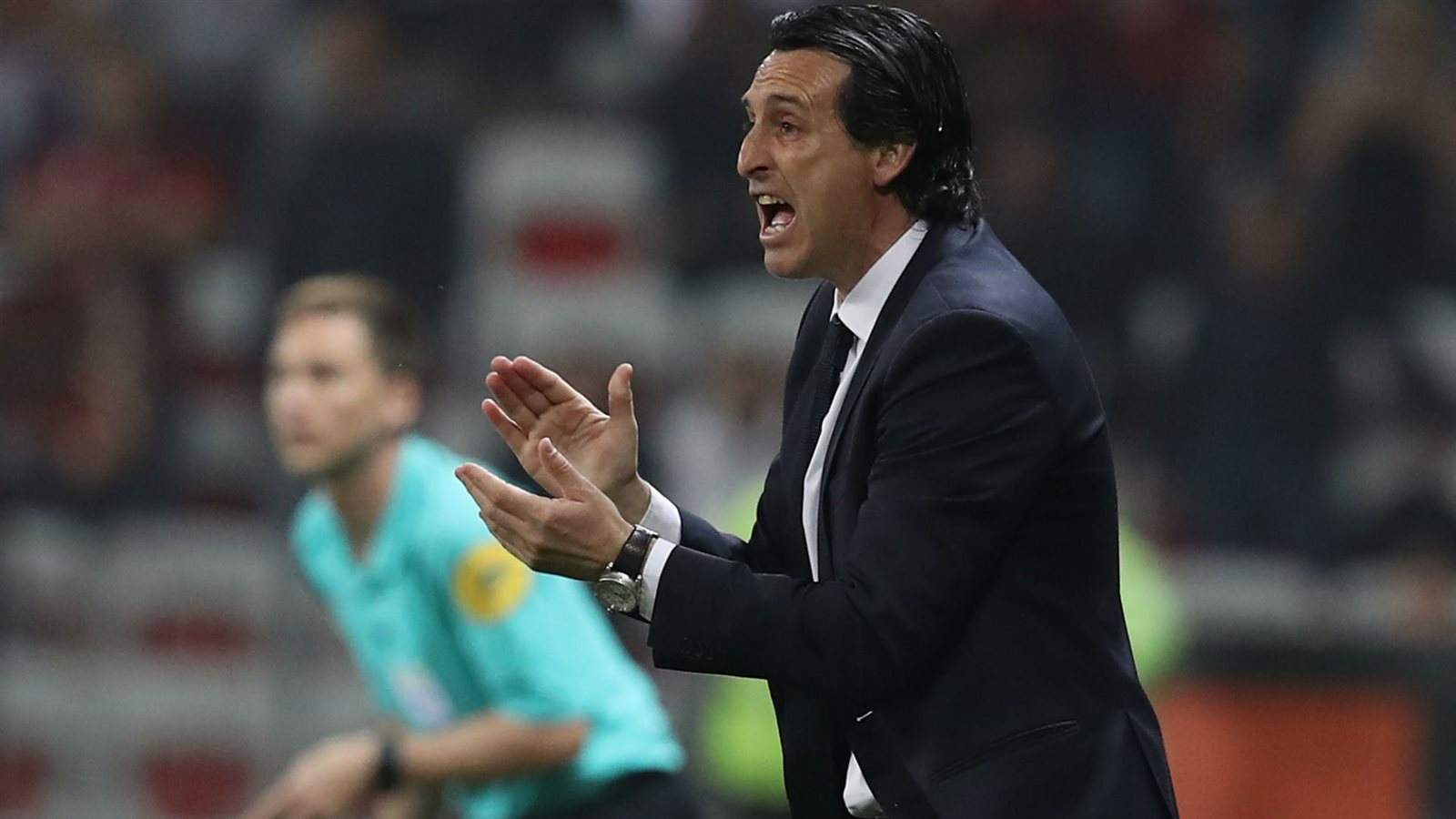 المدير الفني لفريقباريس سان جيرمانأوناي إيمري