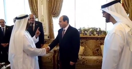 لقاء اللواء العامري مع الرئيس السيسي