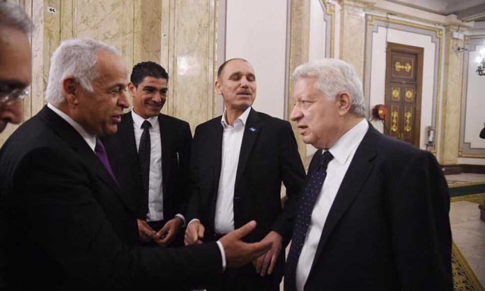 محمد فرج عامر ومرتضى منصور 