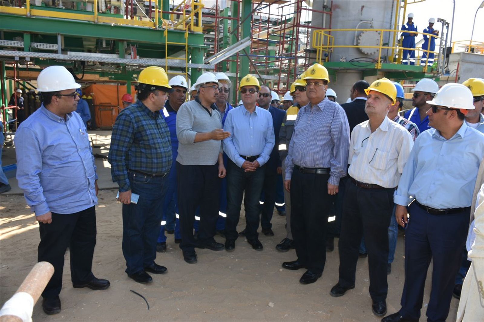 جانب من الزيارة