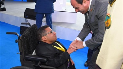 احمد رأفت مع الرئيس السيسي