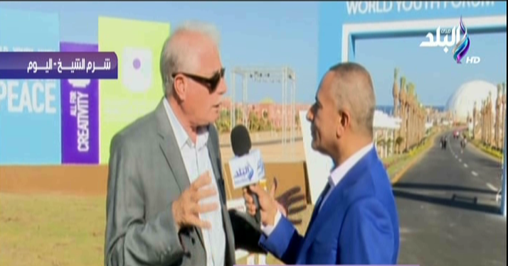 محافظ جنوب سيناء والإعلامي أحمد موسى