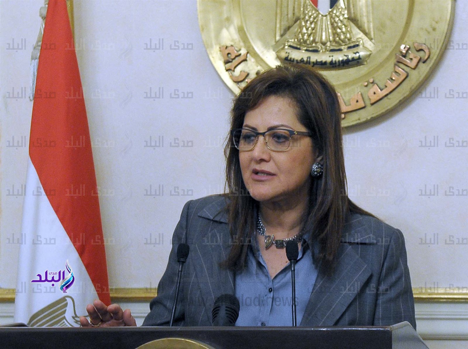 وزيرة التخطيط المصرية هالة السعيد وزيرة التخطيط المصرية هالة السعيد
