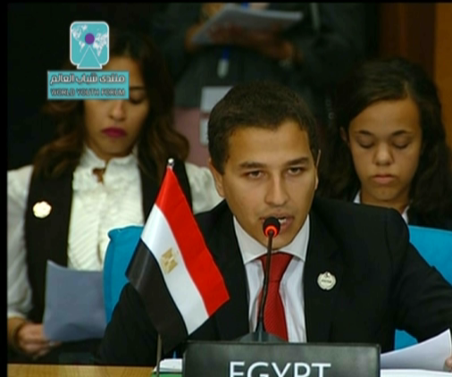 ممثل مصر فى نموذج محاكاة الأمم المتحدة 