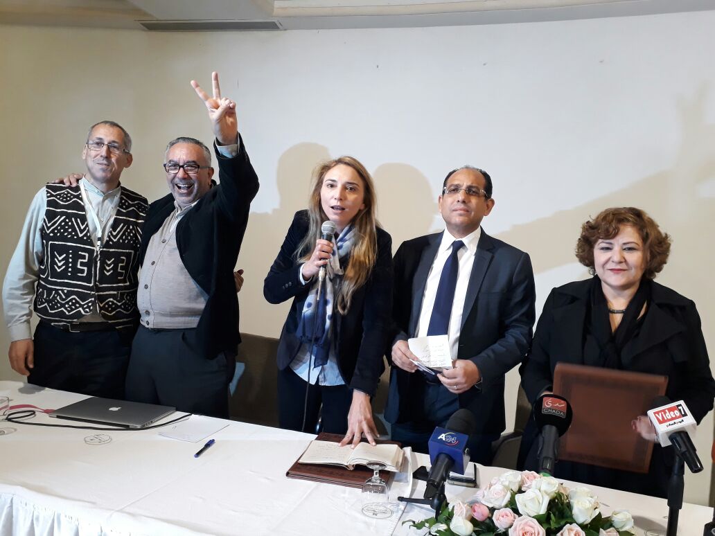 خلال مؤتمر صحفي لتدشين المكتبة السينمائية التونسية