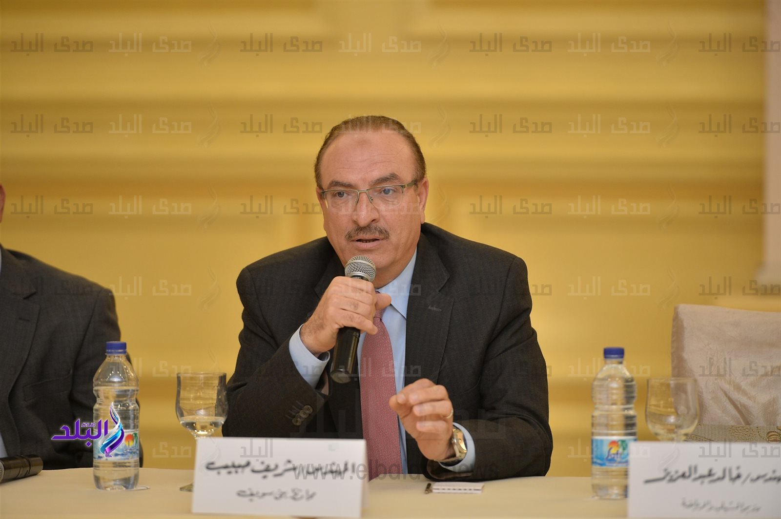 شريف حبيب،محافظ بني سويف ورئيس نادي المقاولون العرب السابق