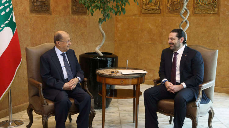 سعد الحريري رئيس وزراء لبنان المستقيل