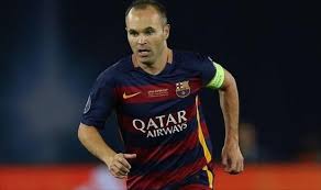 لاعب وسط برشلونة اندريس انييستا