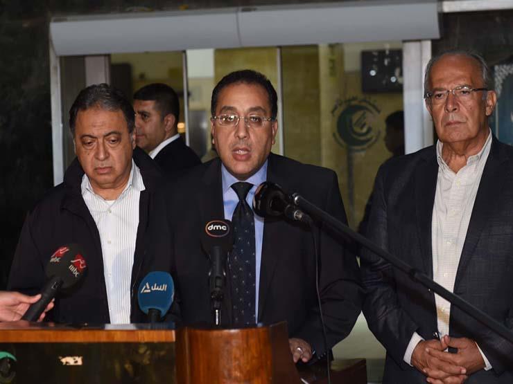 وزير الصحة والسكان أحمد عماد الدين راضى ومصطفى مدبولى   وزير الصحة والسكان أحمد عماد الدين راضى ومصطفى مدبولى