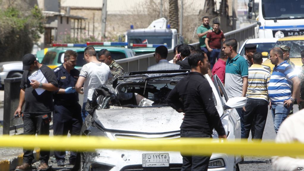 صورة من موقع التفجيرات صورة من موقع التفجيرات