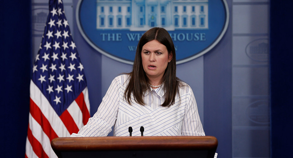 المتحدثة باسم البيت الأبيض سارة ساندرز