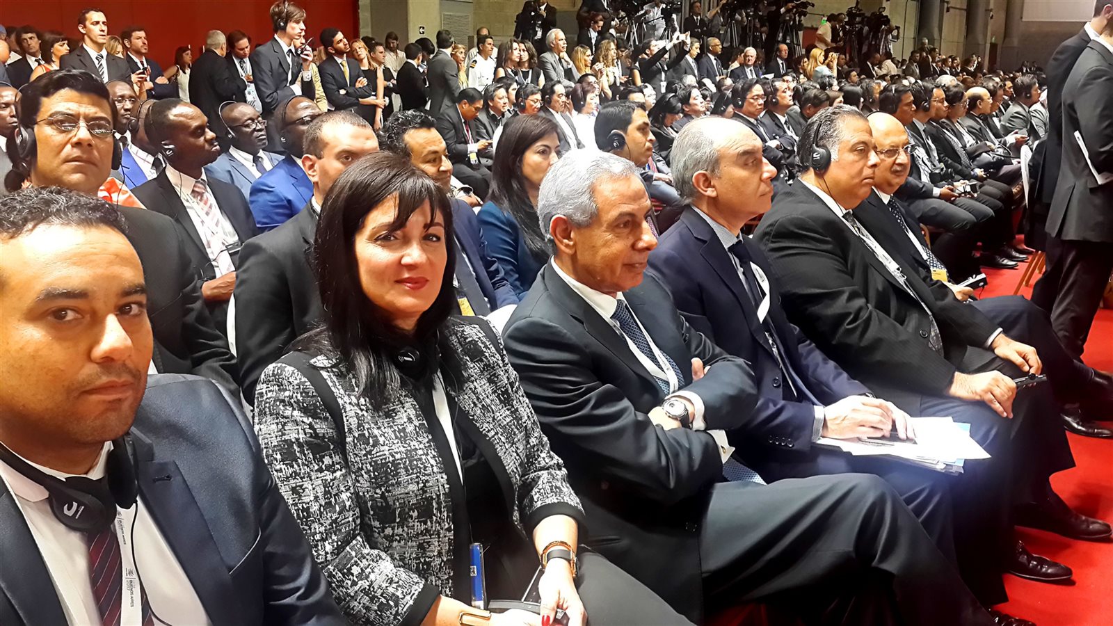 جانب من المؤتمر بحضور قابيل والشوربجى جانب من المؤتمر بحضور قابيل والشوربجى