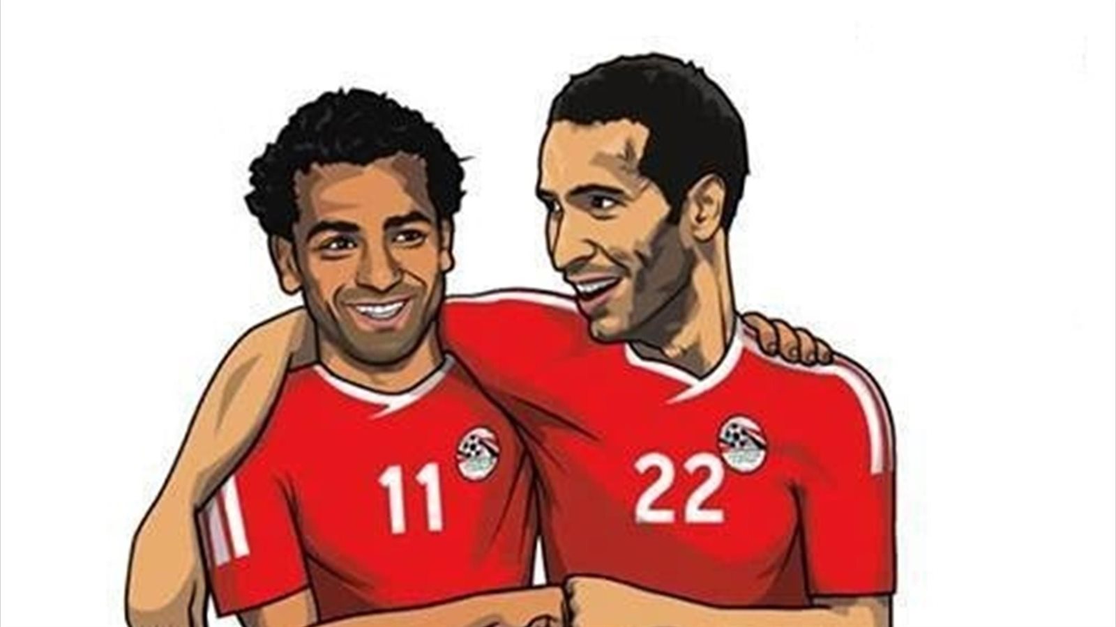 محمد صلاح وابو تريكة محمد صلاح وابو تريكة