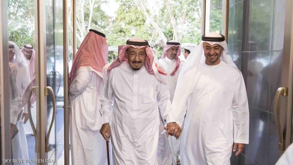 ولي عهد ابوظبيمع العاهل السعودي ولي عهد ابوظبيمع العاهل السعودي