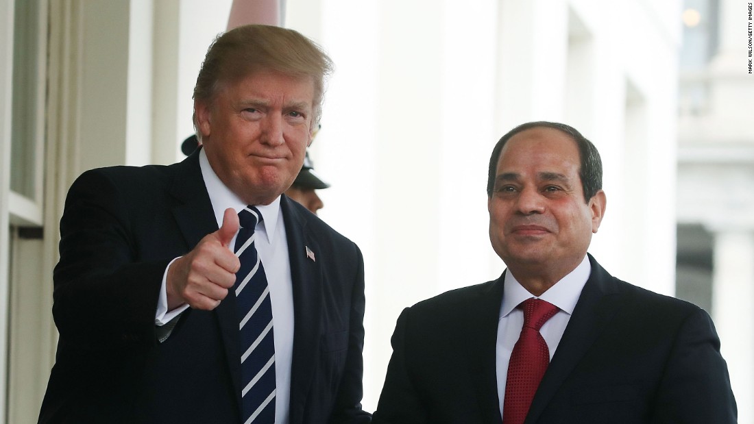 الرئيس السيسي وترامب الرئيس السيسي وترامب