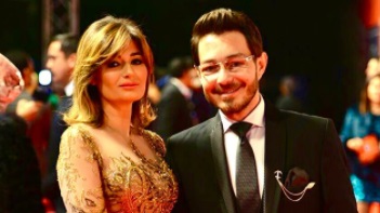 احمد زاهر وزوجته احمد زاهر وزوجته