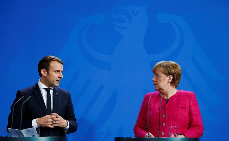 ماكرون و انجيلا ميركل