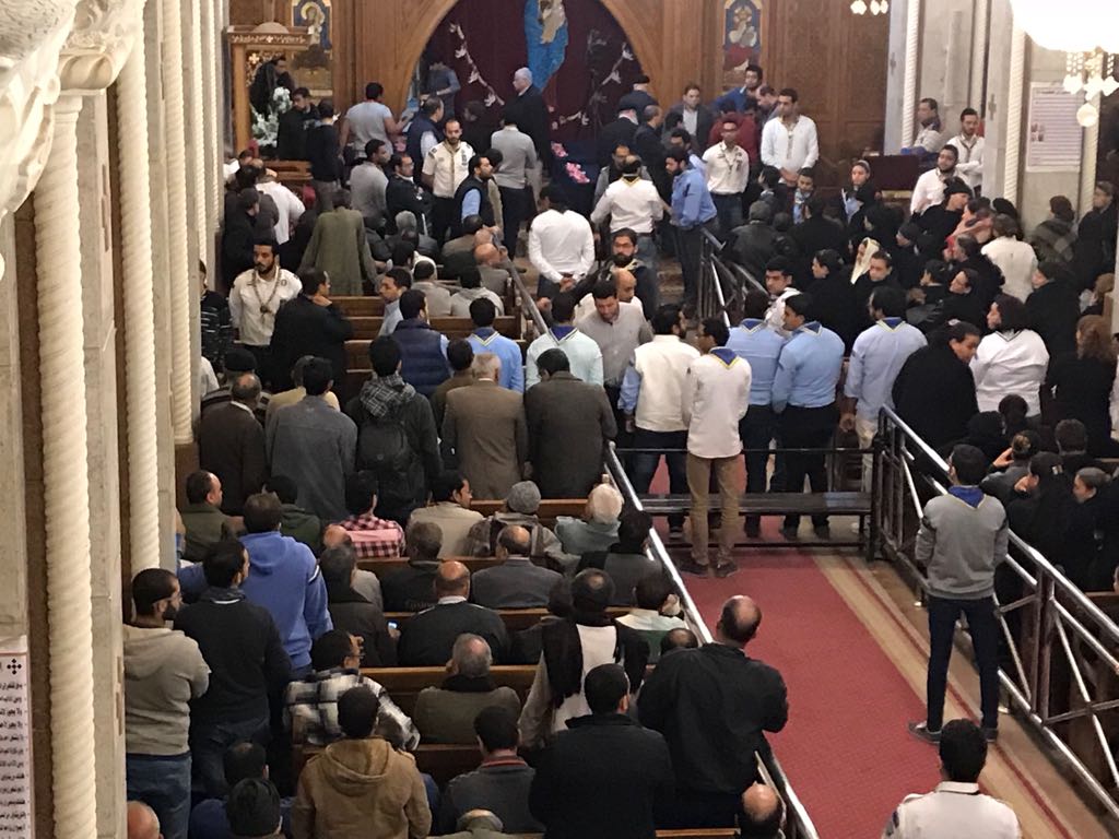 صورة من صلاة الجنازة على الشهداء