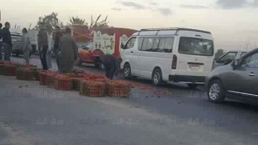 صورة من موقع الحادث صورة من موقع الحادث