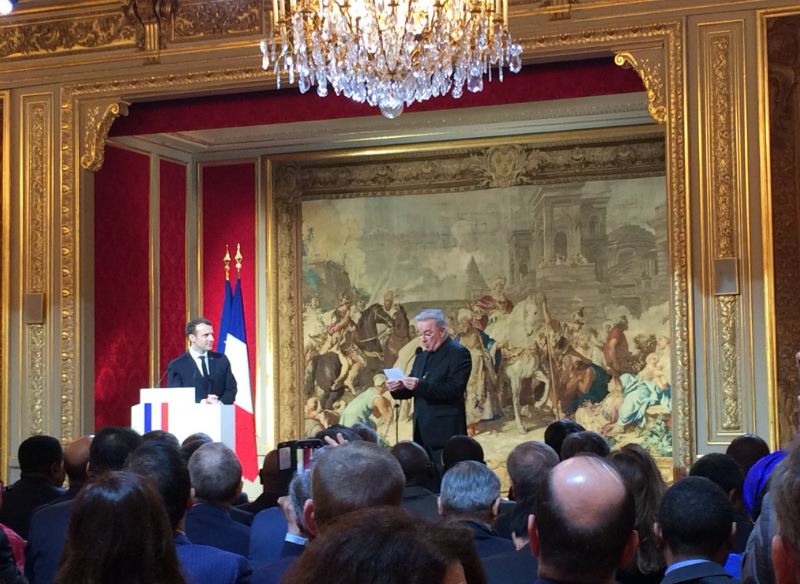 ماكرون أمام السلك الدبلوماسي 