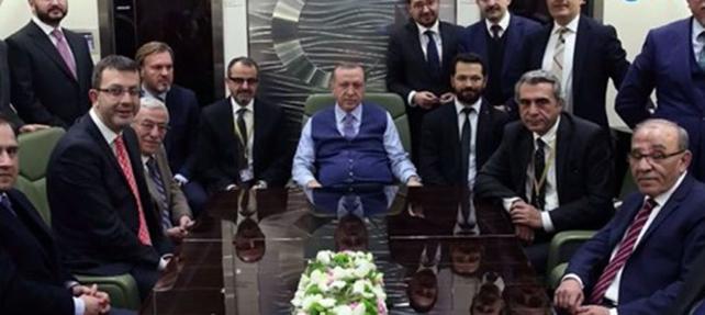 اردوغان أثناء عودته من فرنسا 