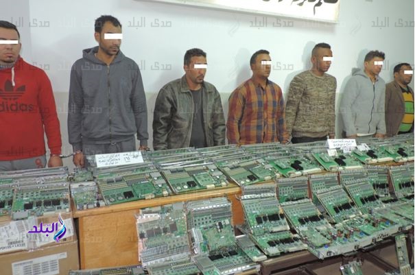 المتهمين بسرقة كبائن التليفونات المتهمين بسرقة كبائن التليفونات