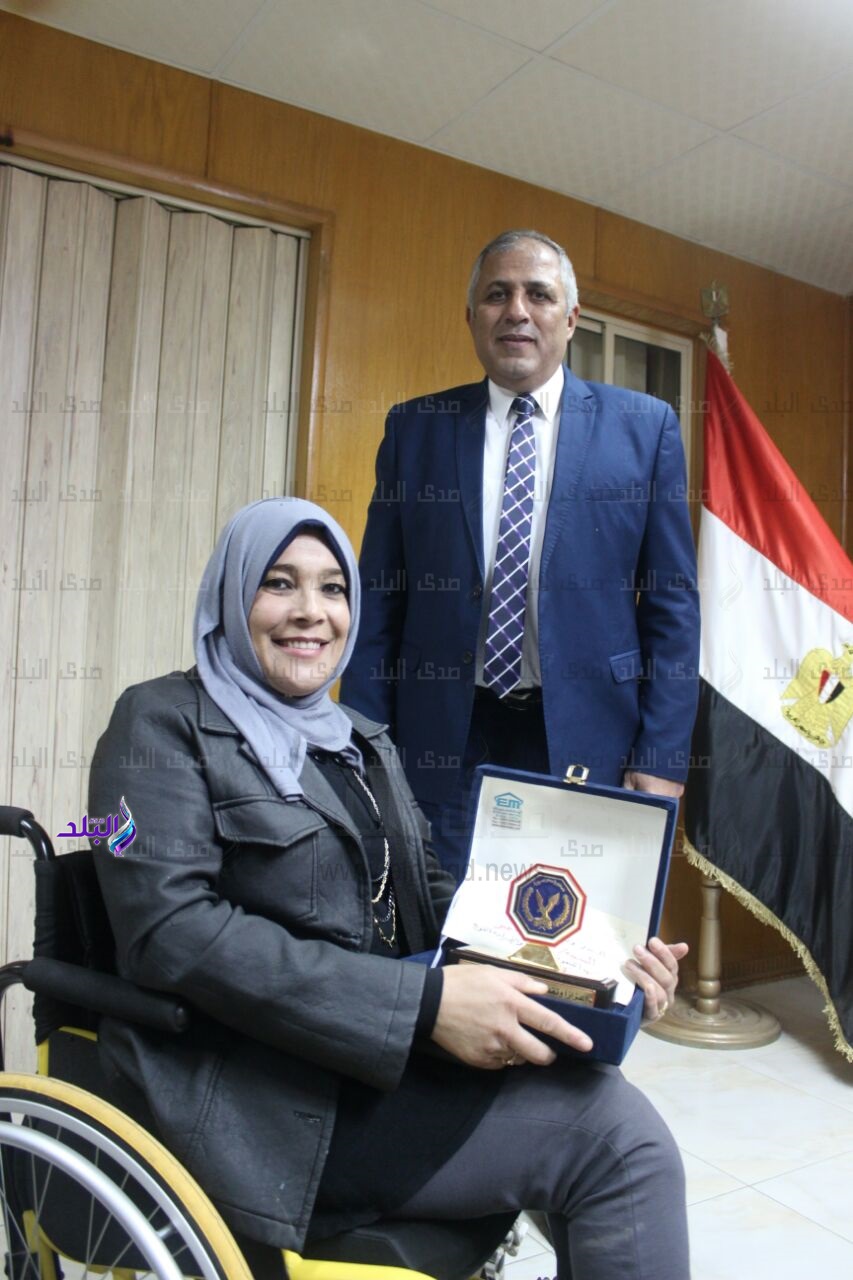 تكريم البطلة فادية سمير