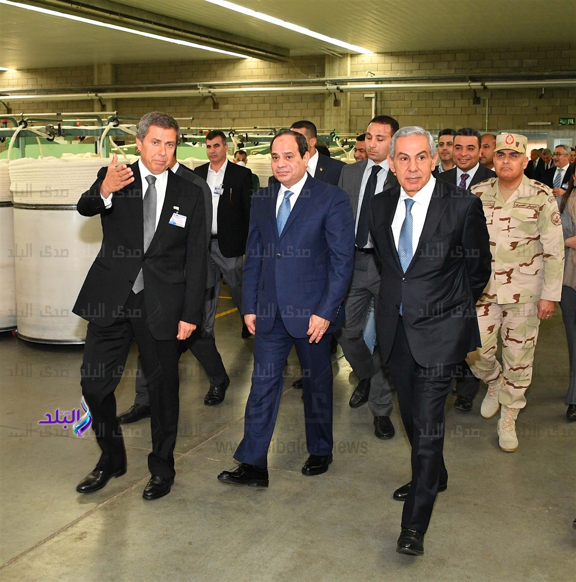 الرئيس عبدالفتاح السيسى خلال افتتاح مشروعات بالمنوفية 