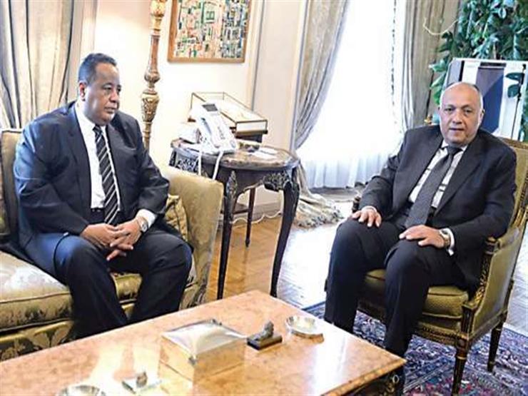 وزيرا خارجية مصر والسودان وزيرا خارجية مصر والسودان