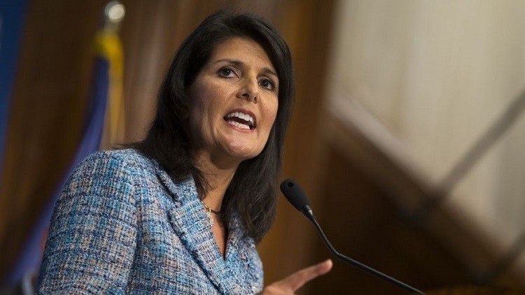 السفيرة الأمريكية لدى الأمم المتحدة نيكي هيلي