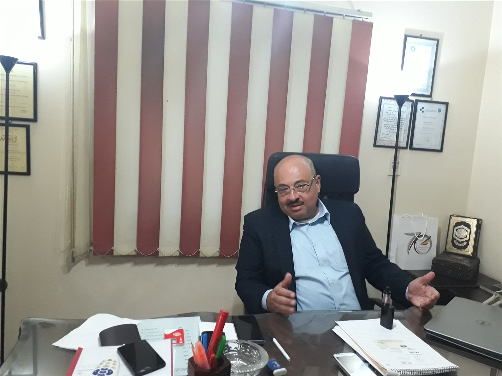 علاء السقطى أثناء حواره لـــ"صدى البلد"