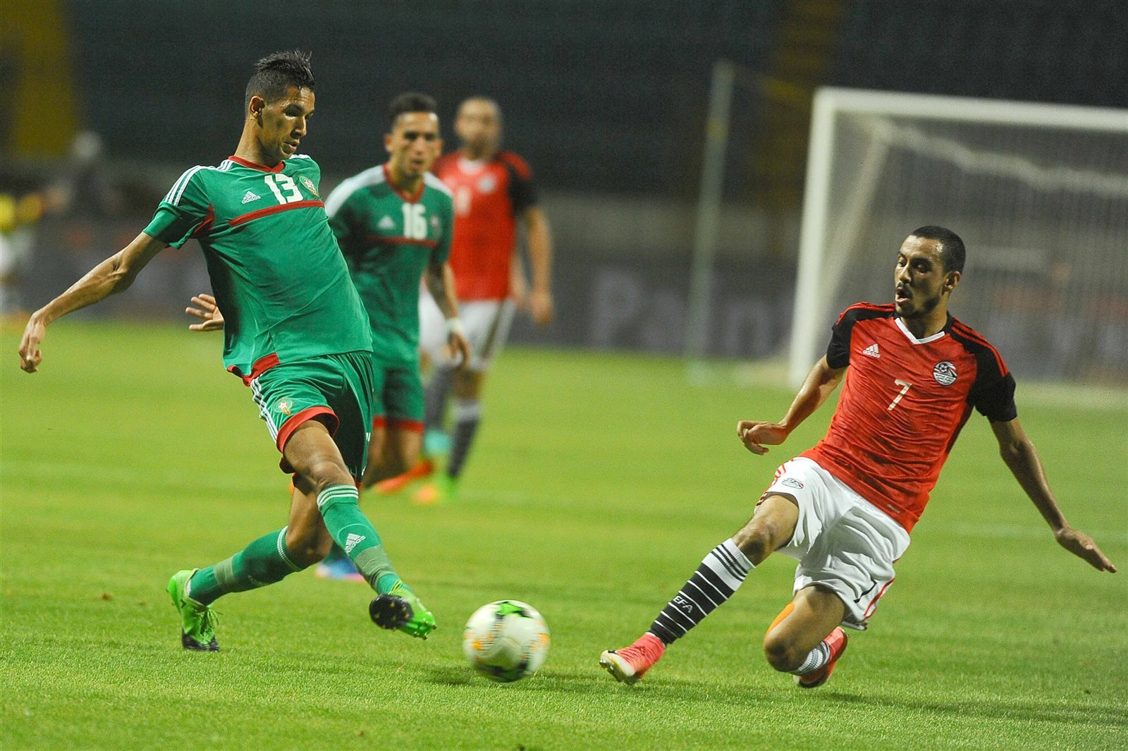 بدر البانون خلال مشاركاته مع منتخب المغرب للمحليين