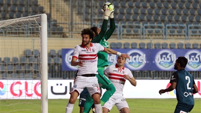 جانب من مباراة الزمالك وانبى