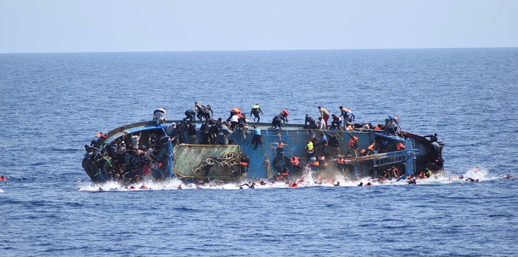 غرق 90 مهاجرا قبالة ساحل ليبيا غرق 90 مهاجرا قبالة ساحل ليبيا