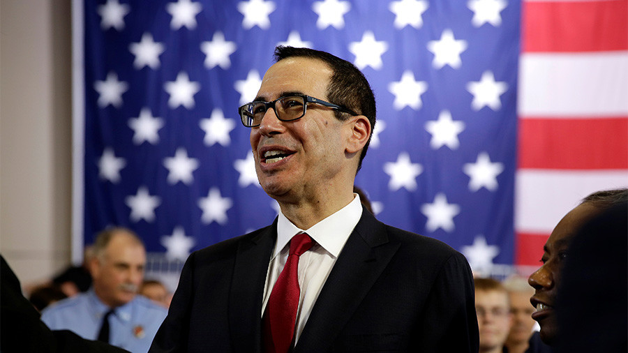 وزير الخزانة الأمريكي ستيفن منوشين