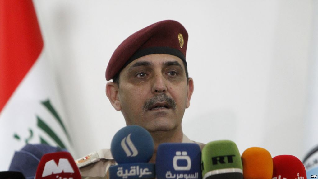 العميد يحيى رسول المتحدث باسم العمليات المشتركة العراقية العميد يحيى رسول المتحدث باسم العمليات المشتركة العراقية