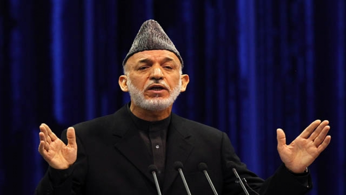 الرئيس الأفغاني، حميد كرزاي