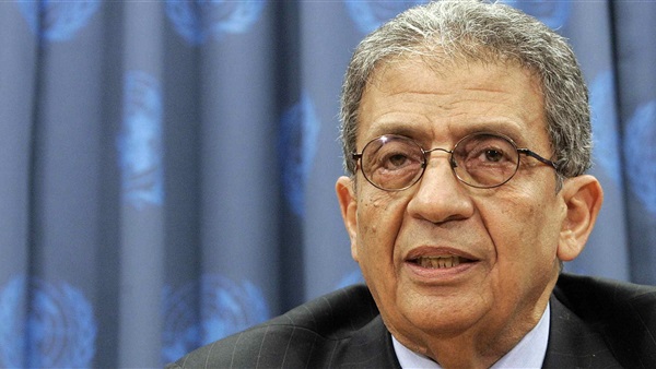 عمرو موسى الأمين العام لجامعة الدول العربية السابق