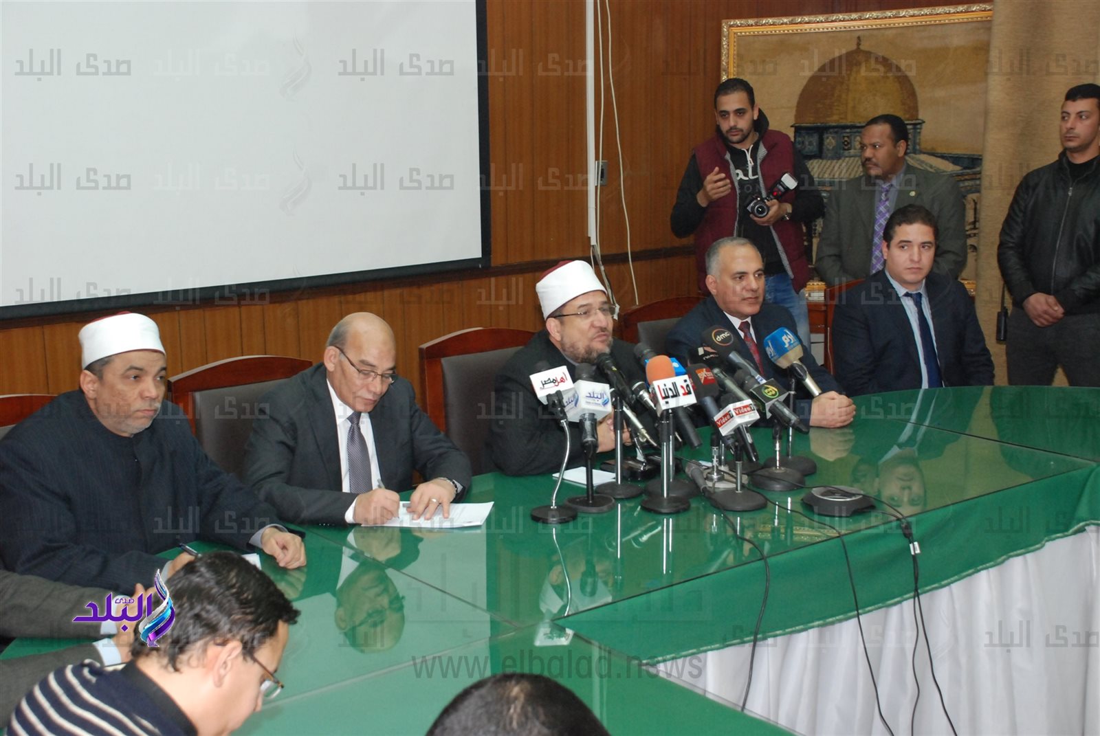 جانب من مؤتمر وزراء الزراعة والري والأوقاف