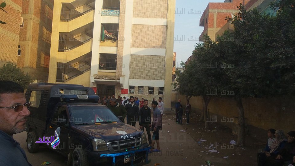  حادث تدافع تلاميذ مدرسة بأنشاص الرمل