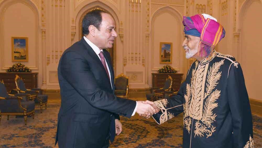 لرئيس السيسي والسلطان قابوس
