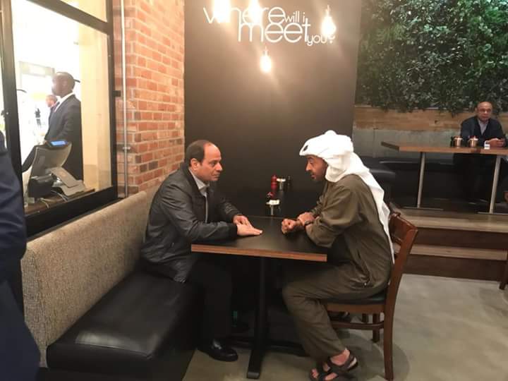 الرئيس السيسي - والشيخ محمد بن زايد