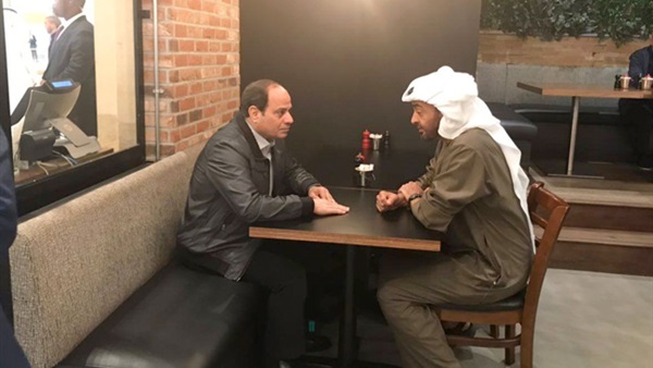 الرئيس السيسي وبن زايد الرئيس السيسي وبن زايد