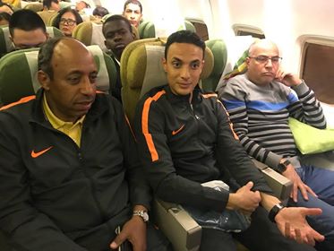 أفراد بعثة فريق المقاصة 