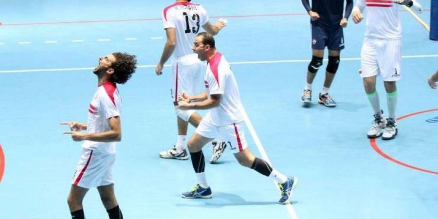 طائرة الزمالك تفوز على سموحة في ختام الدور الأول للدوري